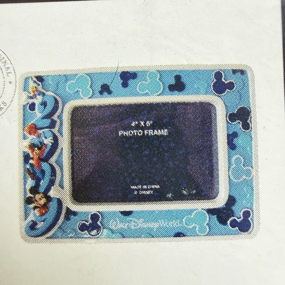 Disney Parks 2009 Resin 3D Picture Frame Mickey & Friends Dated 4x6 New In Box